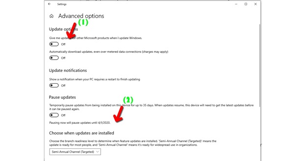 windows 10 khong update duoc 3