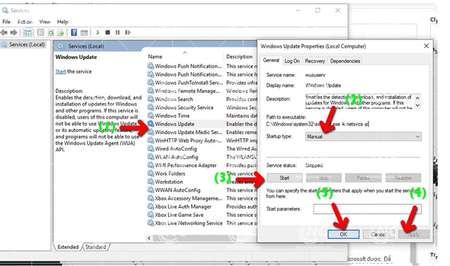 windows 10 khong update duoc