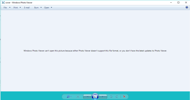 windows photo viewer can’t display
