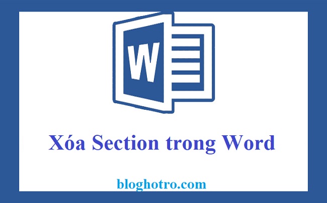 xoa Section trong Word
