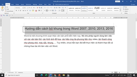 xoa bo khung trong word 11