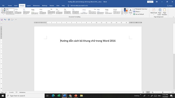 xoa bo khung trong word 7