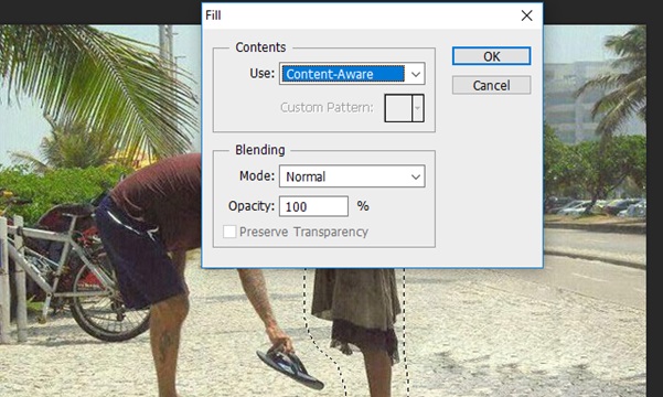 xoa nguoi trong photoshop 3
