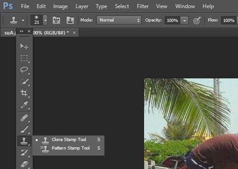 xoa nguoi trong photoshop 6