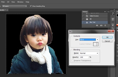 xoa phong bang photoshop 18