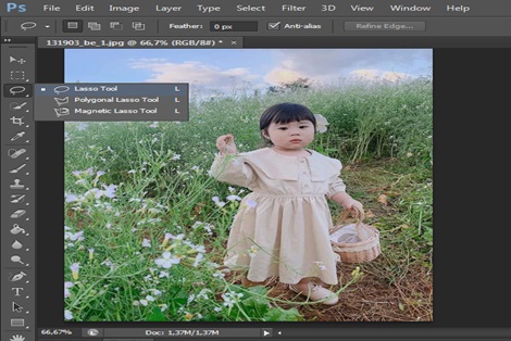 xoa phong bang photoshop 4