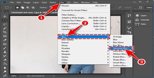 xoa phong bang photoshop 7