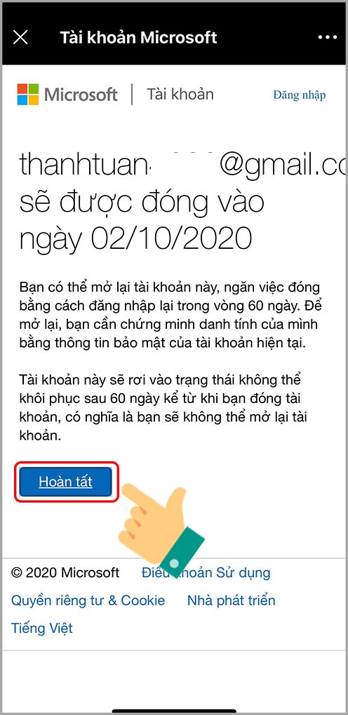 xoa tai khoan skype 7