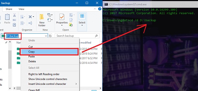 xoa thu muc cung dau tren windows 1