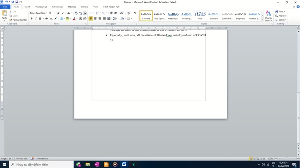 xoa trang trong word 3