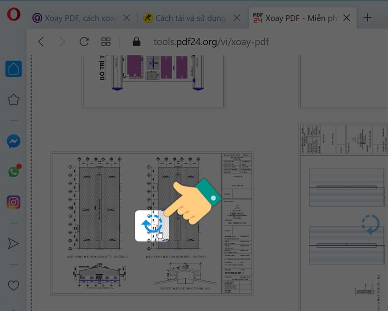 xoay file trang pdf khi bi nguoc va luu lai 2