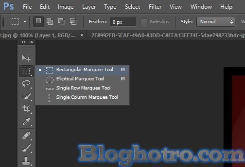 xoay hinh trong photoshop 2