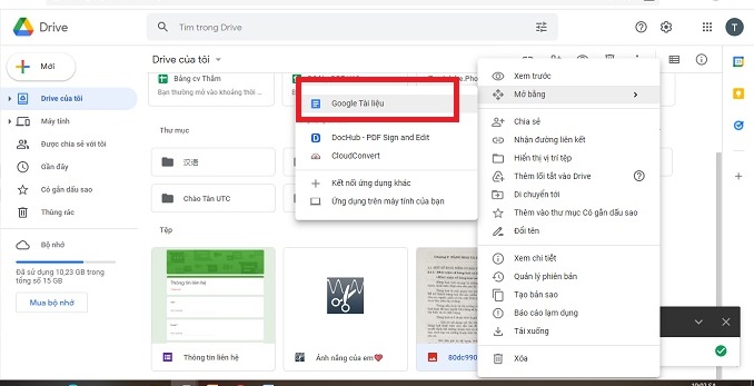 Ảnh minh hoạ: chuyển file ảnh sang Word bằng Google Drive (8)