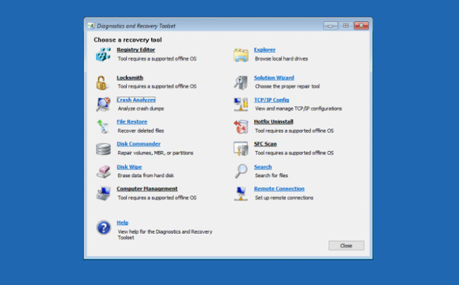 Ảnh minh hoạ: Phần mềm DaRT (1)