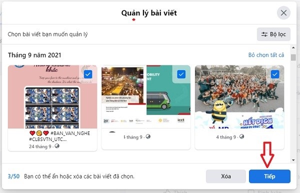 Ảnh minh hoạ: ẩn tất cả bài viết trên Facebook (11)