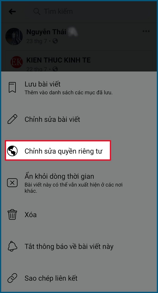 Ảnh minh hoạ: ẩn tất cả bài viết trên Facebook (2)