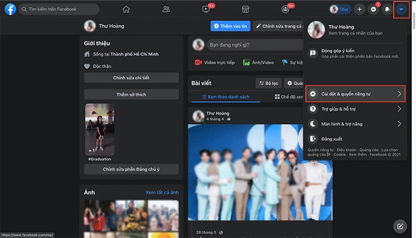Ảnh minh hoạ: ẩn tất cả bài viết trên Facebook (5)