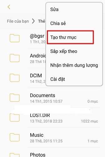 Ảnh minh hoạ: ẩn thư mục trên điện thoại Android (4)