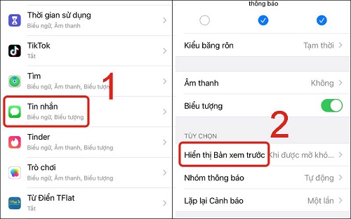 Ảnh minh hoạ: ẩn tin nhắn trên Iphone (2)