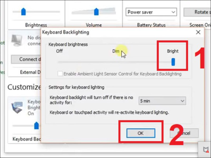 Ảnh minh hoạ: bật đèn bàn phím laptop HP (3)