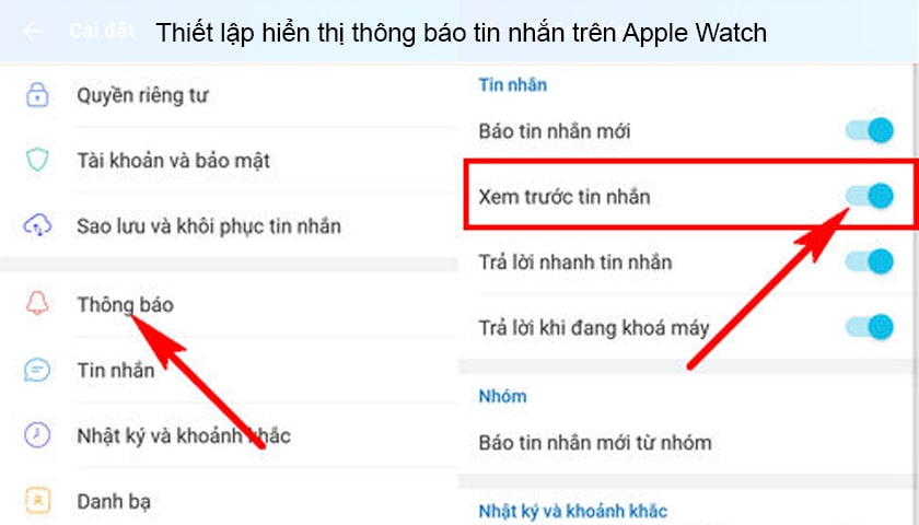 Ảnh minh hoạ: cài đặt Zalo trên Apple Watch (4)