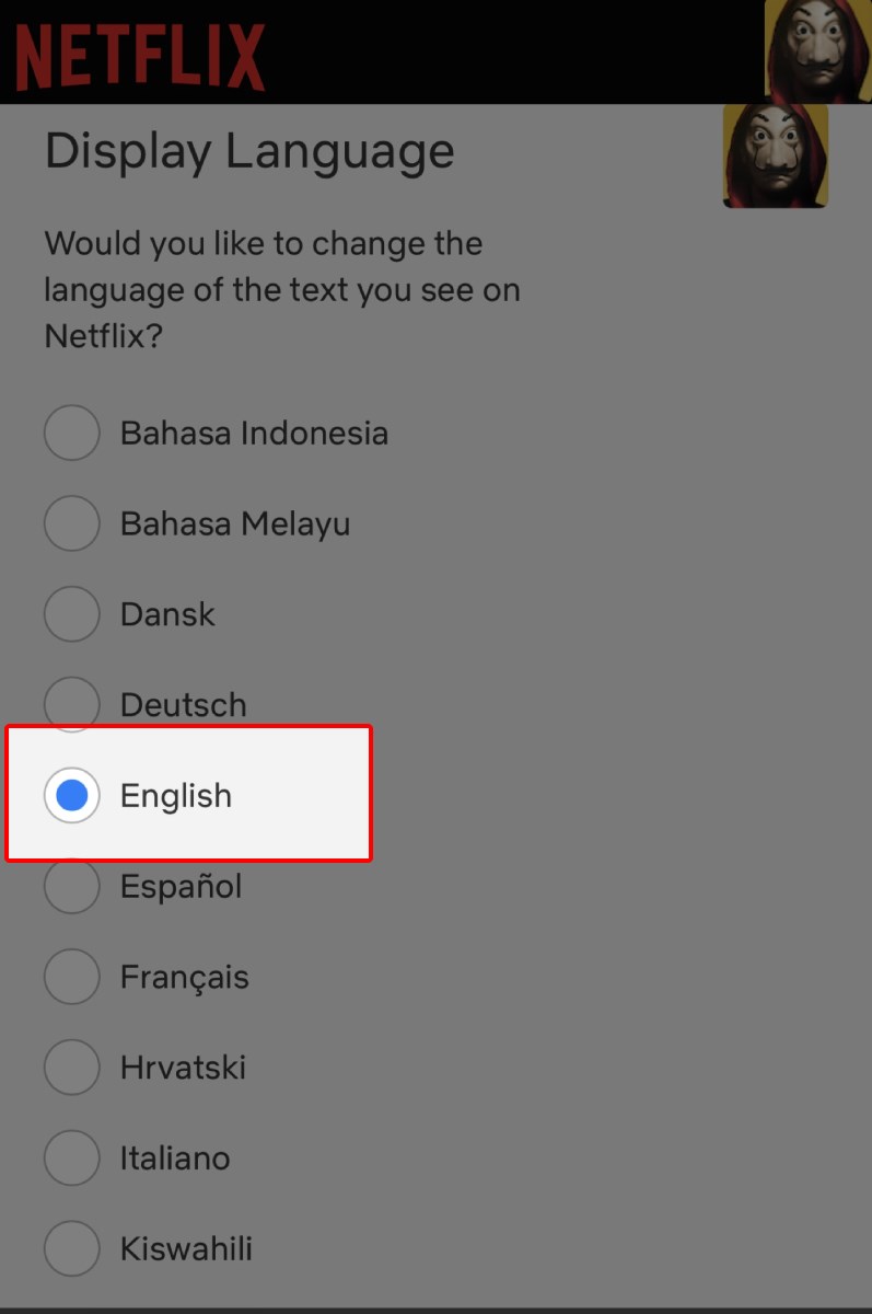 Ảnh minh hoạ: chỉnh netflix sang tiếng việt trên điện thoại (5)