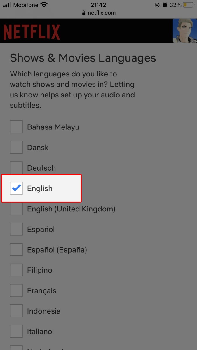 Ảnh minh hoạ: chỉnh netflix sang tiếng việt trên điện thoại (7)