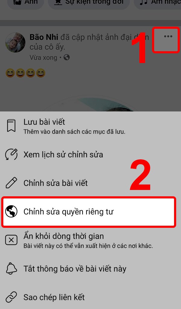 Ảnh minh hoạ: Cách đổi ảnh đại diện Facebook không ai biết (3)
