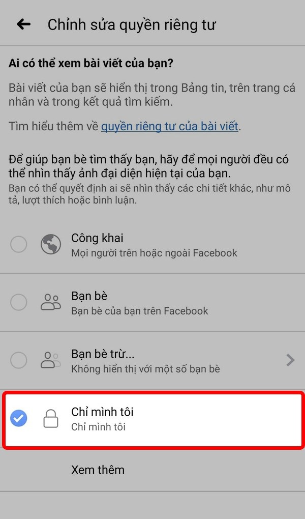 Ảnh minh hoạ: Cách đổi ảnh đại diện Facebook không ai biết (4)