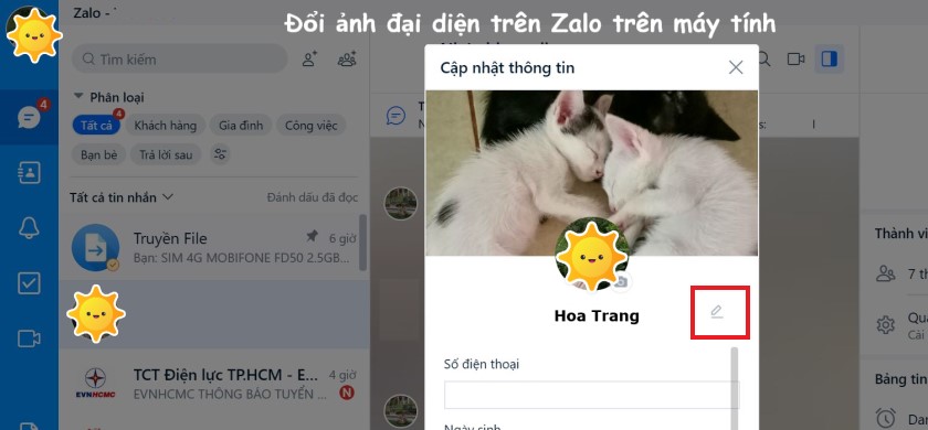 Ảnh minh hoạ: đổi ảnh đại diện zalo (2)