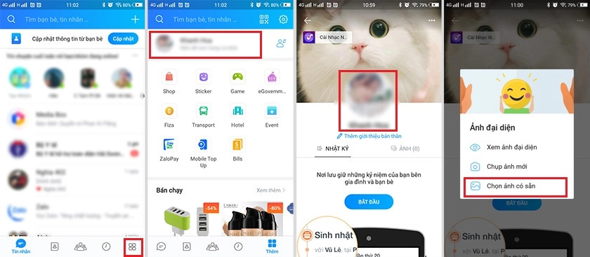 Ảnh minh hoạ: đổi ảnh đại diện zalo
