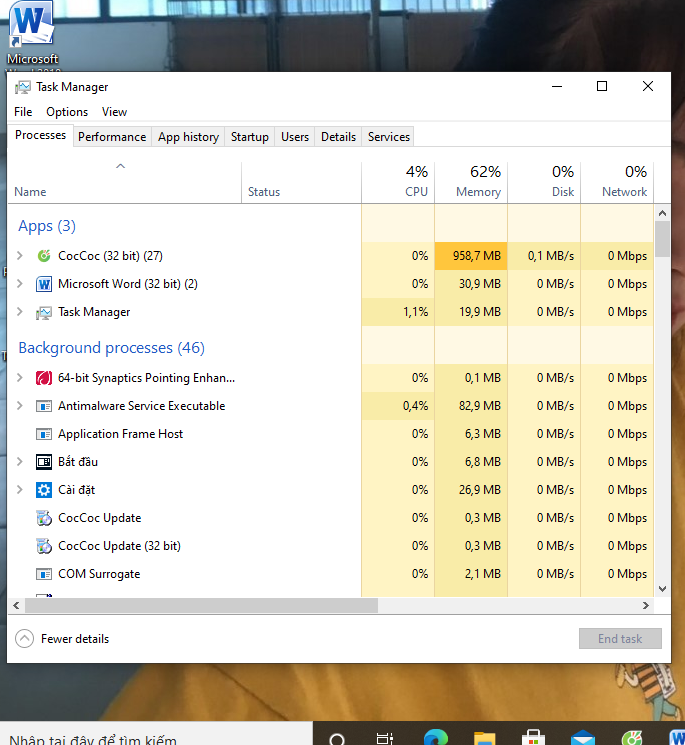 Ảnh minh hoạ: hiển thị Unikey trên Taskbar (2)