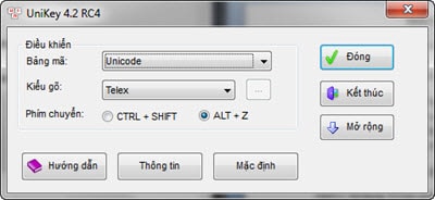 Ảnh minh hoạ: hiển thị Unikey trên Taskbar