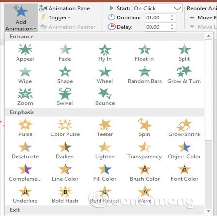 Ảnh minh hoạ: Tạo nhiều hiệu ứng cho 1 đối tượng trong PowerPoint (3)