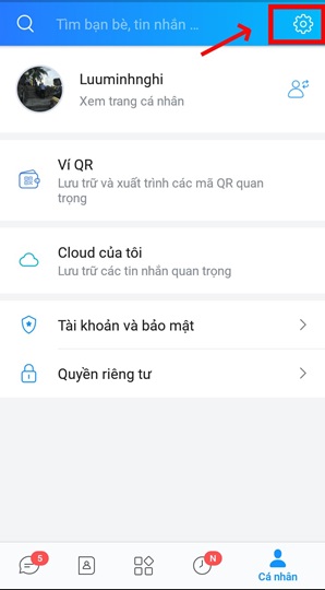 Ảnh minh hoạ: tắt thông báo sinh nhật trên zalo (2)