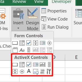 Ảnh minh hoạ: thay đổi Font chữ, kích thước checkbox trong Excel (1)