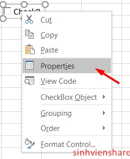 Ảnh minh hoạ: thay đổi Font chữ, kích thước checkbox trong Excel (2)