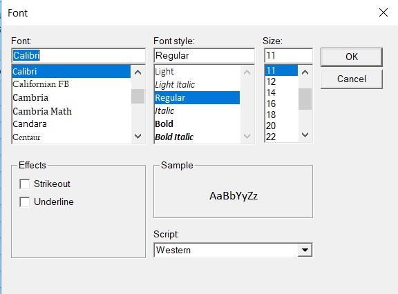 Ảnh minh hoạ: thay đổi Font chữ, kích thước checkbox trong Excel (4)
