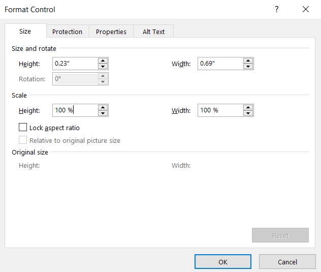 Ảnh minh hoạ: thay đổi Font chữ, kích thước checkbox trong Excel (5)