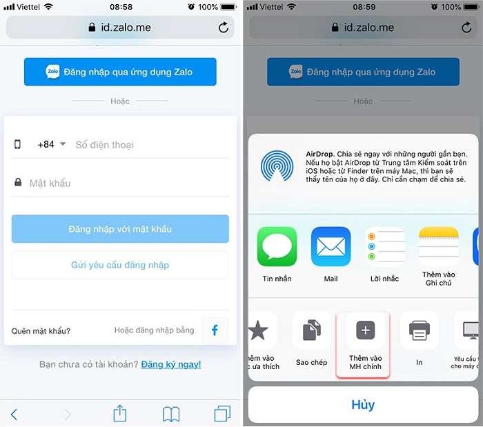 Ảnh minh hoạ: cài đặt 2 Zalo trên Iphone (2)