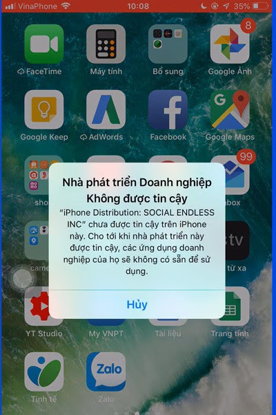 Ảnh minh hoạ: cài đặt 2 Zalo trên Iphone (3)