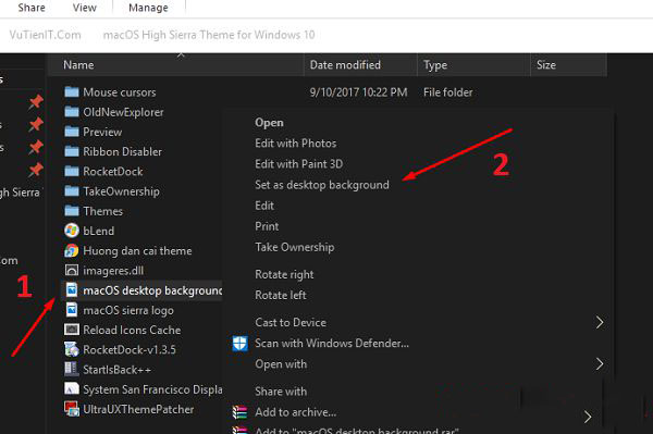 Ảnh minh hoạ: cài giao diện Mac OS cho Win 10 (17)