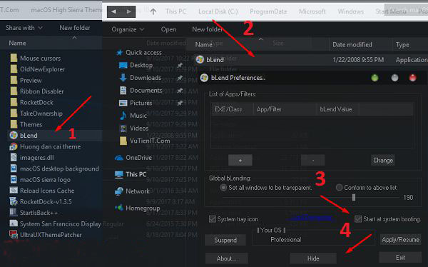 Ảnh minh hoạ: cài giao diện Mac OS cho Win 10 (8)