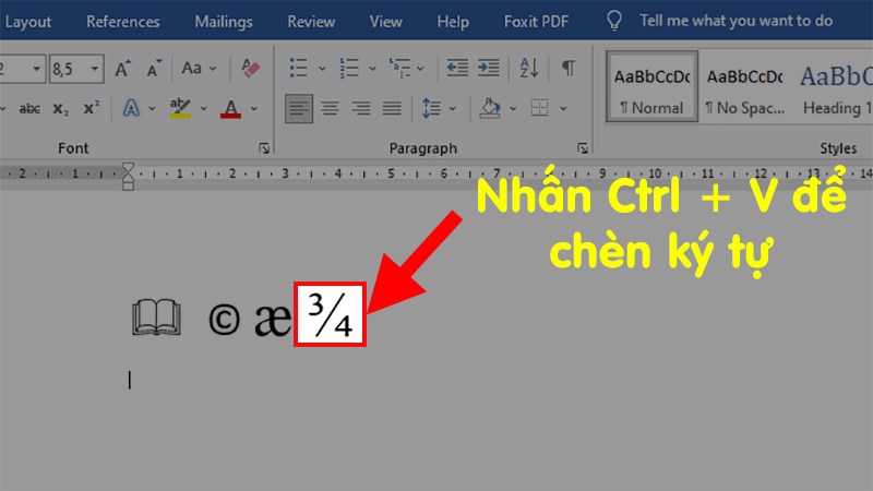 Ảnh minh hoạ: cách chèn ký tự đặc biệt trong file văn bản Word (6)