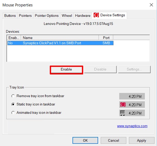 Ảnh minh hoạ: Chuột cảm ứng laptop dell bị đơ (8)