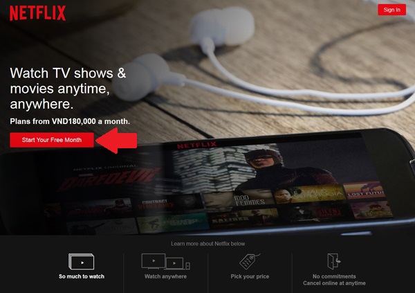 Ảnh minh hoạ: đăng ký netflix