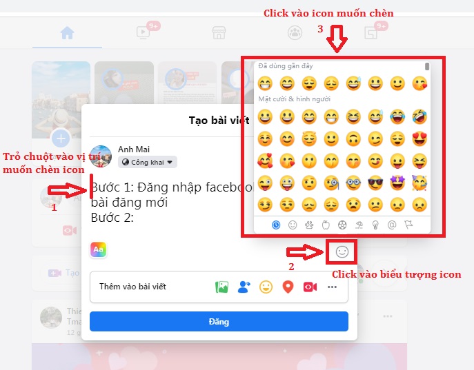 Ảnh minh hoạ: Hướng dẫn cách chèn icon vào status Facebook trên máy tính gây ấn tượng năm 2022