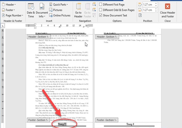 Ảnh minh hoạ: Cách bỏ đánh số trang trong word 2010 (3)