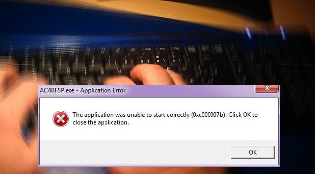 lỗi 0xc00007b trên windows