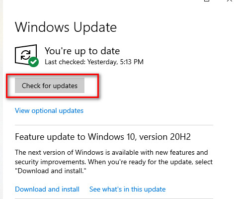 Ảnh minh hoạ: Lỗi api-ms-win-crt-runtime-l1-1-0.dll trên Windows 10/8/7 (2)